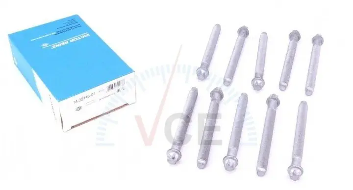 Комплект болтов головки цилиндра VICTOR REINZ 14-32146-01 (фото 1)
