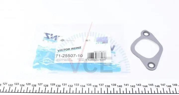 Фото 1 - Прокладка, выпускной коллектор VICTOR REINZ 71-25507-10 Прокладка, выпускной коллектор VICTOR REINZ 71-25507-10 (фото 1)