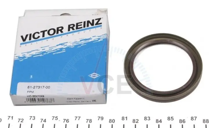 Фото 1 - Уплотнительное кольцо, распределительный вал VICTOR REINZ 81-27317-00 Уплотнительное кольцо, распределительный вал VICTOR REINZ 81-27317-00 (фото 1)