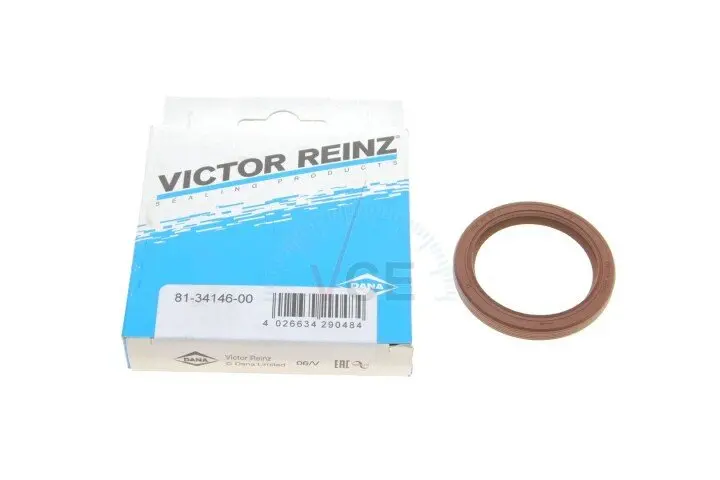 Фото 1 - Уплотняющее кольцо, коленчатый вал; уплотняющее кольцо, распределительный вал VICTOR REINZ 81-34146-00 Уплотняющее кольцо, коленчатый вал; уплотняющее кольцо, распределительный вал VICTOR REINZ 81-34146-00 (фото 1)