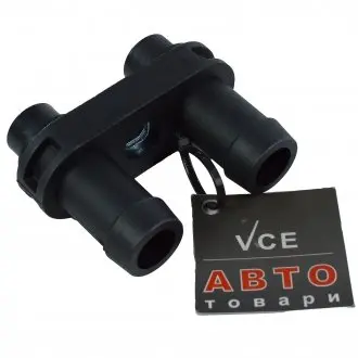 Патрубок системы охлаждения сдвоенный skoda fabia (06-14,14-)/vw polo (01-09,09-14)/seat ibiza (02-09,09-) VIKA 11211851401
