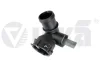 Фланец системы охлаждения (тройник) с датчиком Audi A3-Skoda Octavia, Superb-VW VIKA 11221789801 (фото 1)