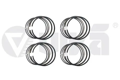 Кольцо поршневый комплект на 4 цилиндра audi a3, a4/skoda octavia i/vw golf, passat, polo 1,6 (94-) VIKA 11981636101