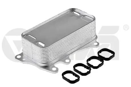 Радиатор масляный с прокладкой BMW 1, 2, 3, 4, 5, X1, X3, X5 (04-21) VIKA 19786401