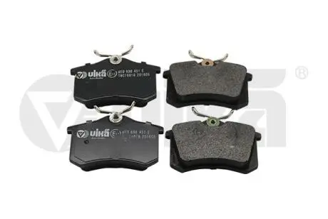 Комплект тормозных колодок, дисковый тормоз VIKA 66981100701