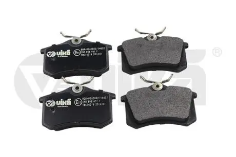 Колодки тормозные задние дисковые VW Polo, Passat, Jetta, Golf / Audi A4/ Peugeot / Renault / Citroen VIKA 66981100801