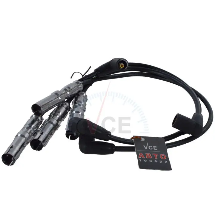 Провід високовольтний (комплект) skoda octavia (01-13)/vw golf (98-14),jetta (06-10),passat (06-11),polo (04-06)/audi a3 (97-13) VIKA 99051463801 (фото 1)