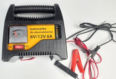 Трансформаторное зарядное устройство на 6В/12В 6А VIRAGE AMT93038 (фото 1)