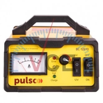 Зарядний пристрій PULSO BC-12610 6&12V/0-10A/10-120AHR/LED-Ампер./Імпульсний (BC-12610) VITOL 00000013046