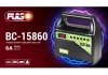 Зарядний пристрій PULSO BC-15860 6-12V/6A/15-80AHR/світлодіодн.індик. (BC-15860) VITOL 00000014975 (фото 2)