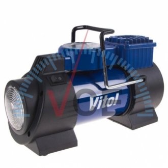 Компресор "" до-60 150psi/15amp/40л/ліхтар/прикурювач (к-60) VITOL 00000047727