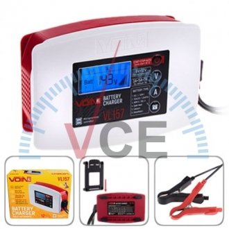 Зарядний пристрій VOIN VL-157 6&12V/3-5-7A/3-150AHR/LCD/Імпульсний (VL-157) VITOL 00000049697