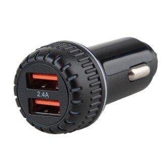 Автомобільний зарядний пристрій, 2USB (12/24V - 5V 2,4A) VOIN C-36208