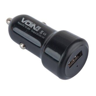 Автомобільний зарядний пристрій, 1USB (12/24V - 5V 3,0A) VOIN C-36209