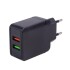 Зарядний пристрій 28W, 2 USB, QC3.0 (Port 1-5V*3A-9V*2A-12V*1.5A. Port 2-5V2A) VOIN LC-24428 BK (фото 4)