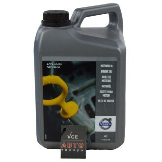 Масло моторное Engine Oil 0W-30, 4л. VOLVO 1161719