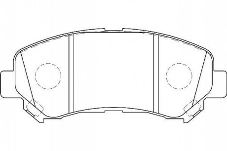 Комплект тормозных колодок, дисковый тормоз WAGNER WBP24632A (фото 1)