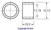 Втулка стартера WAIGLOBAL 62-2402 (фото 4)