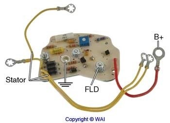 Регулятор генератора WAIGLOBAL D812