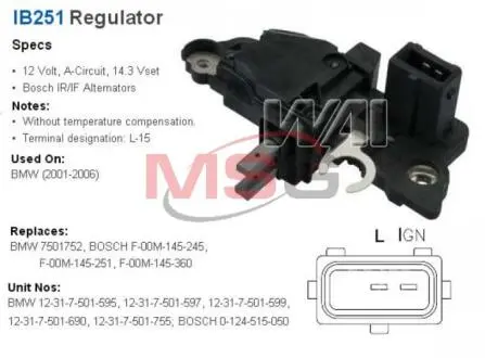 Регулятор генератора WAIGLOBAL IB251
