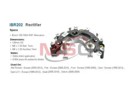 Диодный мост WAIGLOBAL IBR202