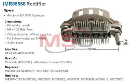 Диодный мост WAIGLOBAL IMR85668
