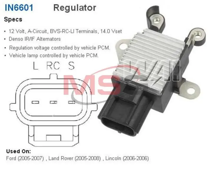 Регулятор генератора WAIGLOBAL IN6601 (фото 1)