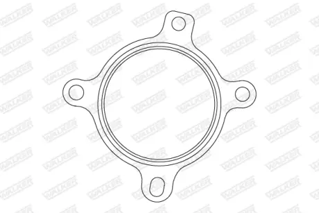 Прокладка выхлопной трубы Audi Q5-Q7-VW Touareg 2.0 TFSI 08- WALKER 82935