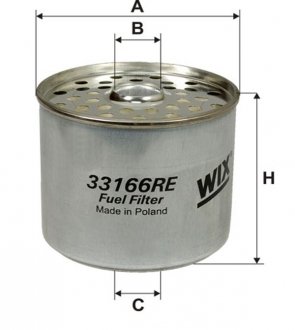 Паливний фільтр WIX FILTERS 33166RE