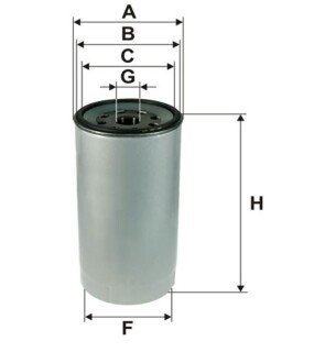 Фільтр топливний evobus, citaro, mercedes-benz, renault, scania, atlas copco mct WIX FILTERS 95151E