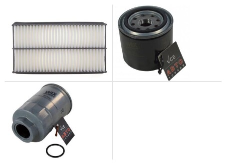 Комплект замены фильтров Mazda (Мазда) 6 2.2 D (GH10) R2BF WIX FILTERS ТО-0000045