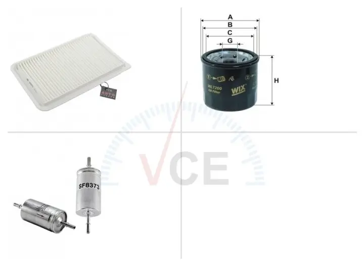 Фото 1 - Комплект замены фильтров Mazda (Мазда) 3 1.3 (BK14) ZJ-VE, ZJ32, ZJ07, ZJ30 WIX FILTERS ТО-0000047 Комплект замены фильтров Mazda (Мазда) 3 1.3 (BK14) ZJ-VE, ZJ32, ZJ07, ZJ30 WIX FILTERS ТО-0000047 (фото 1)