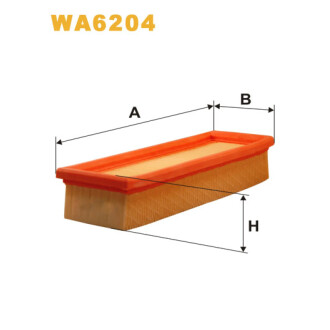 Воздушный фильтр WIX FILTERS WA6204