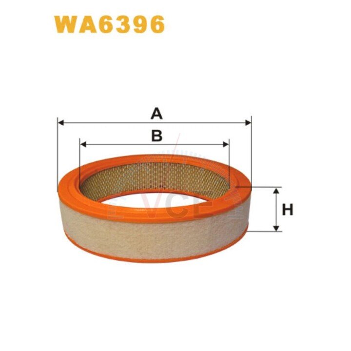 Фильтр воздушный ваз 2101 с/войл.б/уп WIX FILTERS WA6396-12 (фото 1)