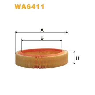 Повітряний фільтр WIX FILTERS WA6411