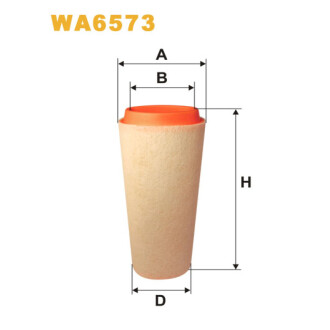 Воздушный фильтр WIX FILTERS WA6573