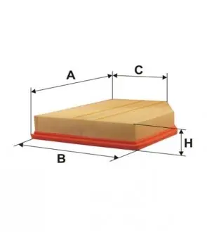 Воздушный фильтр WIX FILTERS WA9492