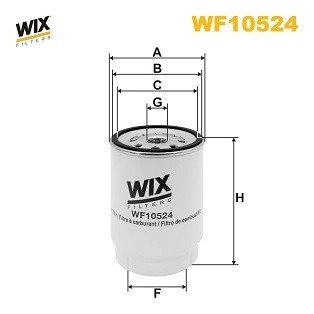 Фильтр топлива WIX FILTERS WF10524 (фото 1)