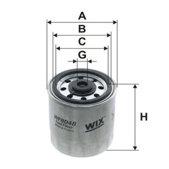 Топливный фильтр WIX FILTERS WF8048