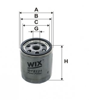 Топливный фильтр WIX FILTERS WF8121 (фото 1)
