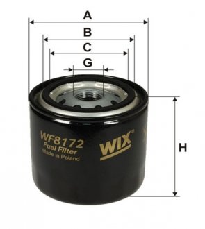 Топливный фильтр WIX FILTERS WF8172 (фото 1)