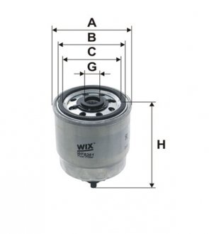 Паливний фільтр WIX FILTERS WF8361 (фото 1)