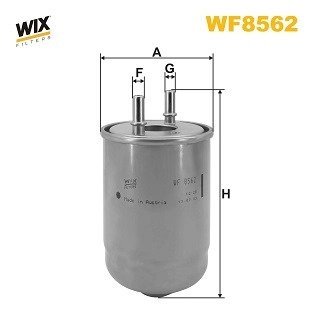 Фильтр топливный renault megane iii, scenic iii 1.5 dci 12- (выр-во wix-filters) WIX FILTERS WF8562 (фото 1)