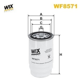 Фільтр палива WIX FILTERS WF8571 (фото 1)