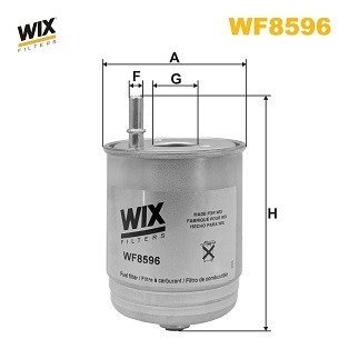 Фільтр палива WIX FILTERS WF8596 (фото 1)