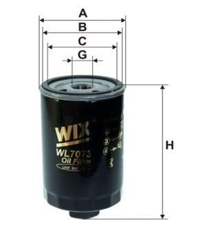 Масляний фільтр WIX FILTERS WL7073