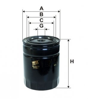 Масляний фільтр WIX FILTERS WL7075 (фото 1)