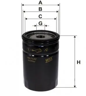 Масляный фильтр WIX FILTERS WL7132