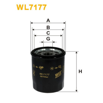 Масляний фільтр WIX FILTERS WL7177