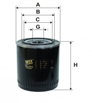 Масляний фільтр WIX FILTERS WL7223 (фото 1)